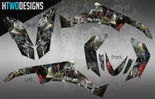 QUADZILLA XLC 320 500 GRAPHIC KIT XLC320 STICKERS DECALS QUAD GRAPHICS DECAL