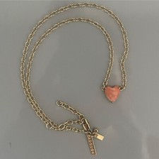 Lele Sadoughi Ashford Heart Charm Necklace
