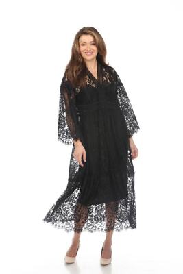 Johnny Was Biya Black Veronne Lace Slip Dress B38723-OP Petite | eBay