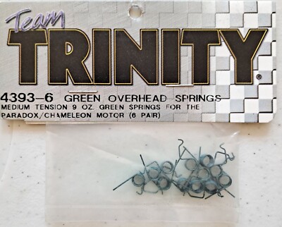 Team Trinity Green Overhead Springs Medium Tension 9 Oz (12 pcs) #4393-6