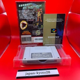 Super Metroid Complete Set Nintendo Super Famicom SFC  Good Condition jp