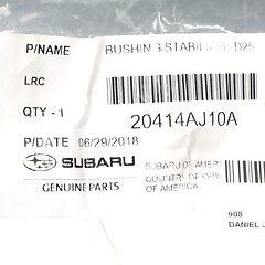 FRONT Stabilizer Bushing for Subaru Legacy and Outback 2009-2014 / 20414AJ100