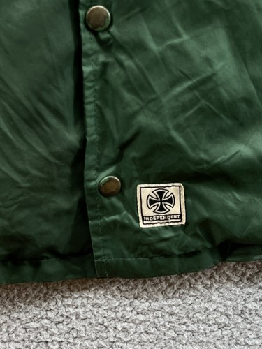 Independent Truck Company Skateboarding Green Tonal Men’s Coach Jacket Sz. Small - 第 4/4 張圖片