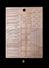 Bausatz Furnier Teile Für Versailles Boden Für  Puppenhaus 1:12 Miniaturen 