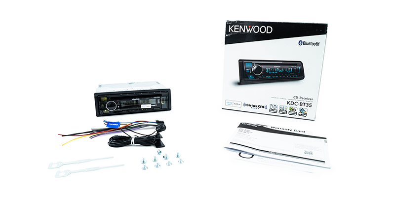 KENWOOD KDC-BT35 CD Car Stereo w/ Bluetooth Front USB AUX Amazon Alexa ...