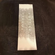 Tiger Ring Tail Lizard Print- Leather Wrap Cue Blank - Cue Repair - 002098