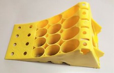 CUNEO ZOCCOLO FERMARUOTA CAMION BLOCCA RUOTA OMOLOGATO AUTOCARRO CALZATOIA