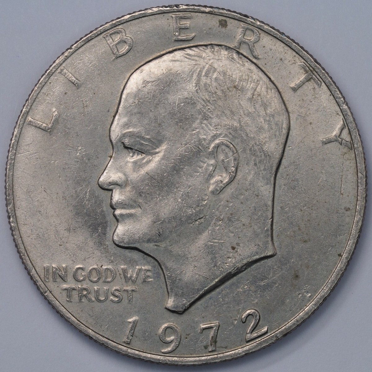 1972 👀🔵 Type 3 US Eisenhower Dollar $1 nice AU coin | eBay