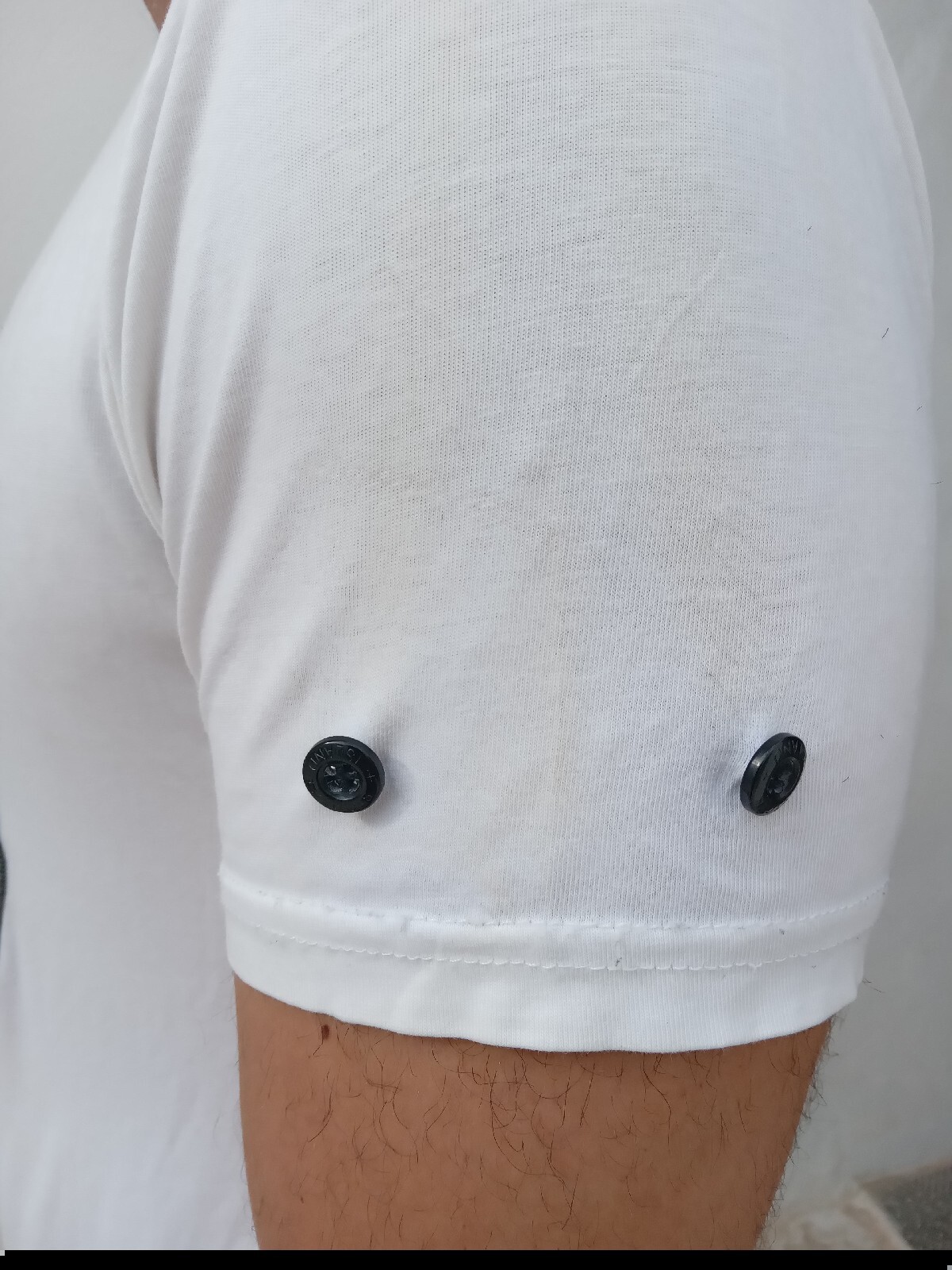 STONE ISLAND White T Shirt Size 38 UK Vintage 100percent Cotton Vintage RRP £150.00 image 6