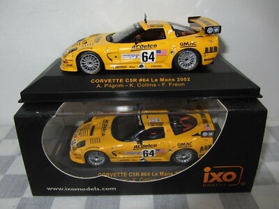 1/43 IXO LMM 057 CORVETTE C5R # 64 LE MANS 2002 PILGRIM - COLLINS - FREON