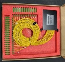 PLC Fiber Optic Splitter 1x32, 2 Meter Leads with SMF SC/APC Connectors LGX