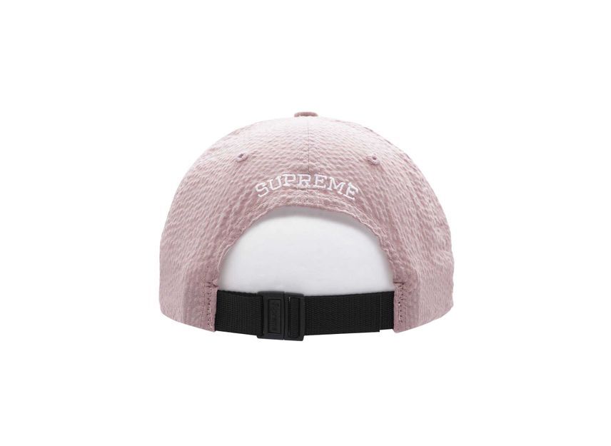 Supreme Seersucker S Logo 6-Panel Pink | eBay