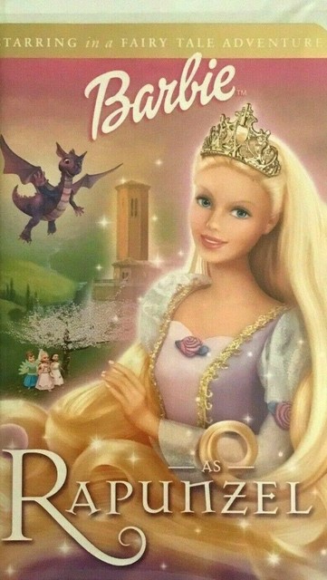 Barbie as Rapunzel (VHS, 2002) for sale online | eBay