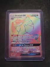 Carte Pokémon Drattak GX 73/70 Majestée des dragons Rainbow secrète