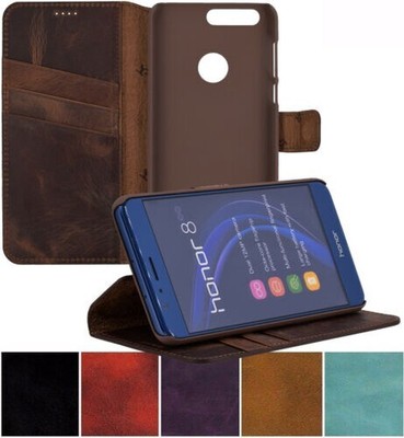 Honor 9 Leather Case Book Style Flip Cover Wallet Case