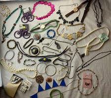 Jewelry Vintage-Modern Huge Lot For Craft Junk most Wearable 2 pounds