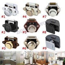 Push Button Drawer Cupboard Door Cabinet Catch Lock Latch For Caravan Campervan