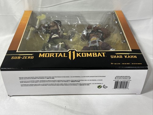 McFarlane Mortal Kombat 11 paquete de 2 Sub Zero vs Shao Kahn exclusivo de Walmart - Imagen 4 de 4