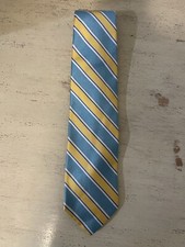 Brooks Brothers Makers Hand Made in USA Vintage Stripe Silk Tie in Blue (Multi)