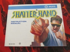 Shatter Hand NES Manual Nintendo No Game Genuine Instruction Booklet Jaleco
