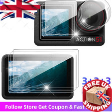 9PCS Screen Protector for DJI Osmo Action 5 6 Pro Tempered Glass Lens Film Se