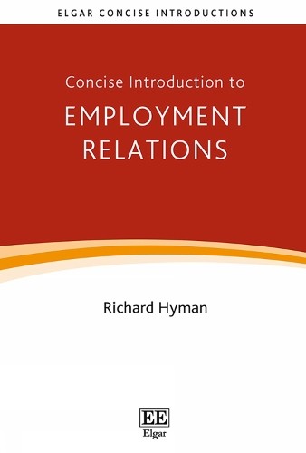 Concise Introduction to Employment Relations by Richard Hyman - 9781802207491