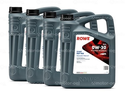 20 Liter (4x5L) ROWE HIGHTEC SYNT RSF 950 SAE 0W-30