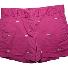 Vineyard Vines Girls Shorts Size 14 Pink Embroidered