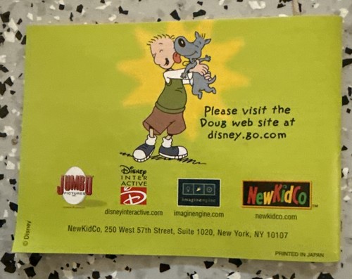 Nintendo Game Boy Color Doug Doug’s Big Game Original Box Manual Insert Disney - Picture 11 of 12