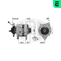 Lichtmaschine Generator Lima ERA 209670A 14V FüR Opel Campo TF0 TF1 Frontera U92