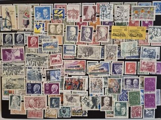 397 lot stamps Sweden various motifs and decades stamped