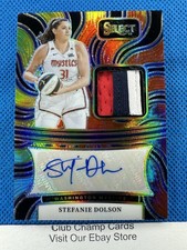 2025 AM-SD Stefanie Dolson Panini Select WNBA Auto Memorabilia Tie Dye 24/25