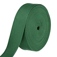 Baumwollband 2 Zoll 15.3 Yard Polyester Baumwollband Riemen DunkelgrüN