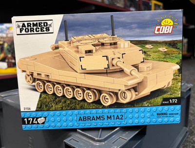 COBI   Abrams M1A2   3106   Armed Forces   1:72   174 Teile   Mini Tank Modell