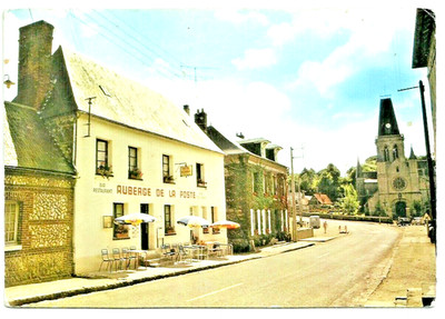  BOUR-DUN -76- Hotel, Restaurant Auberge de la POSTE - alte Eiskarte 