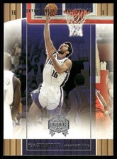 2004-05 Fleer Fresh Ink #56 Peja Stojakovic Sacramento Kings basketball card