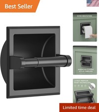 Recessed Toilet Paper Holder, Stainless Steel Durable Tissue Roll Holder Wall...