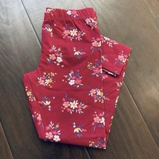 NWT Carter's Girls Floral Fall Flowers Graphic Print Snug-Fitted Leggings 12