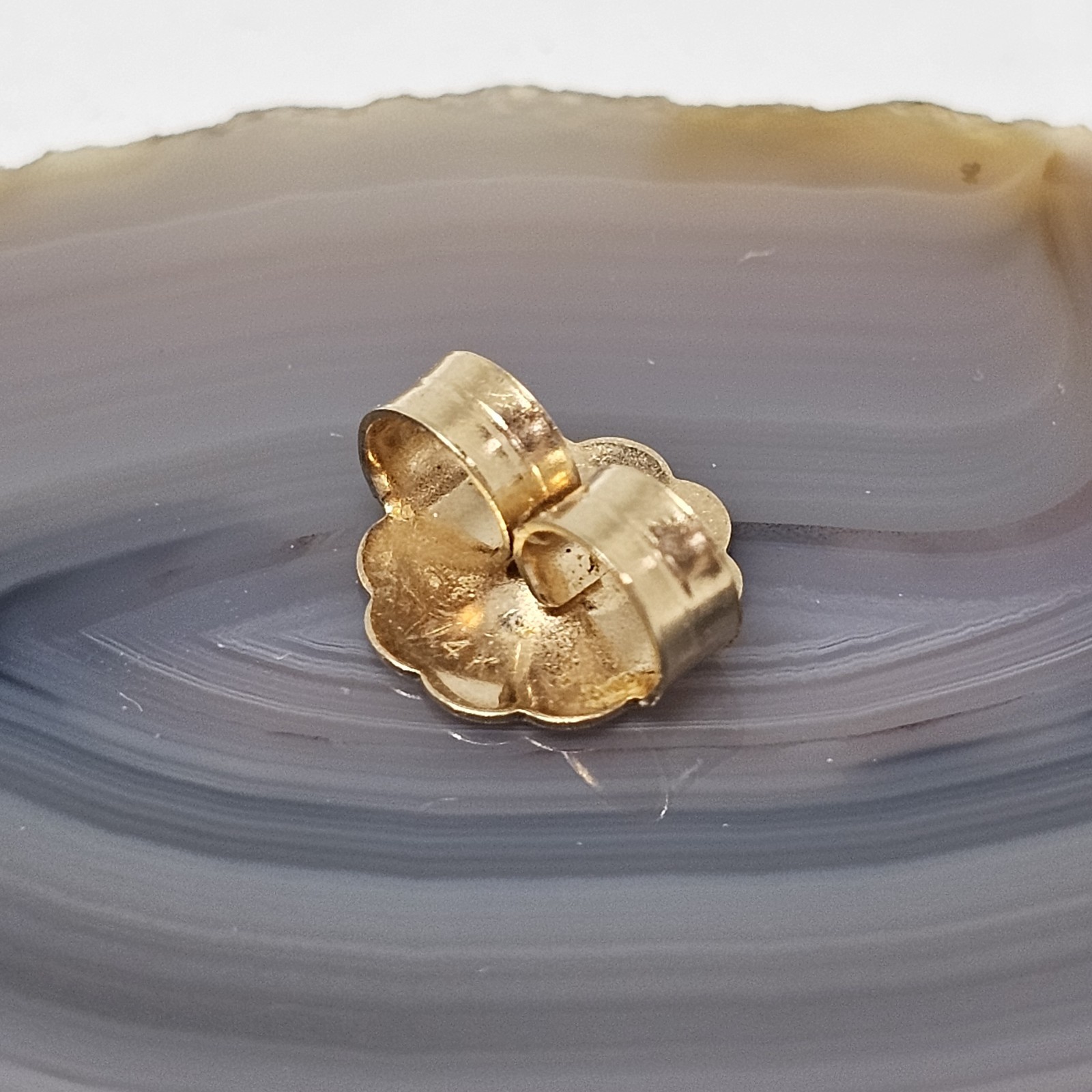 14K Solid Gold Replacement Butterfly Earring Back… - image 7