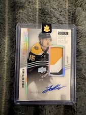 2023-24 Upper Deck Premier Rookie Auto Patch Joona Koppanen /249 #AR-JK Boston