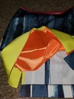 New TAHARI Borage mini skirt multi color Sz 6 cascade unique asymmetrical Medium — photo 5