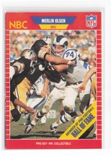 Merlin Olsen 1989 Pro Set Announcer Collectibles #27