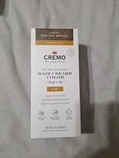 Cremo Hair  Beard Color Light Medium Brown 2.7 fl oz Single Pack New