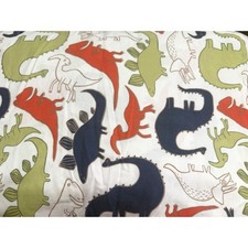 Dinosaur Jurasic park full sheet set flat, fitted, 2 pillowcases