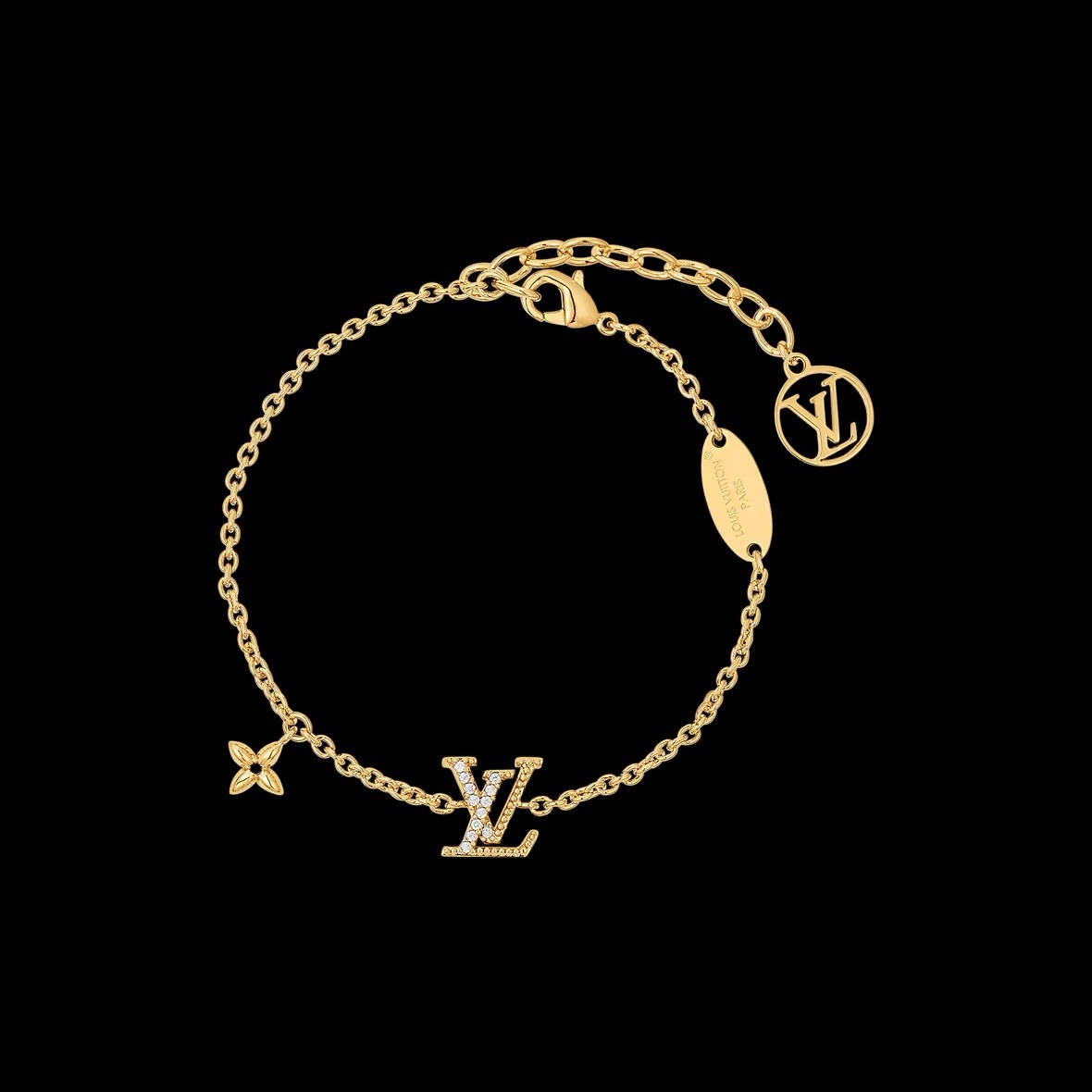 Louis Vuitton Iconic Bracelet GOLD M00587z | eBay