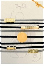 Bracelet Hair Ties - Stretchy Hair Tie Bracelets - Decorative MOONLIGHT