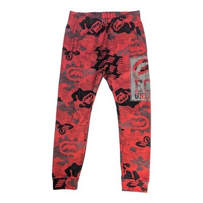 Ecko Unltd Dragon Stone Fleece Joggers Men's Small Fiery Fashion HD Graphics