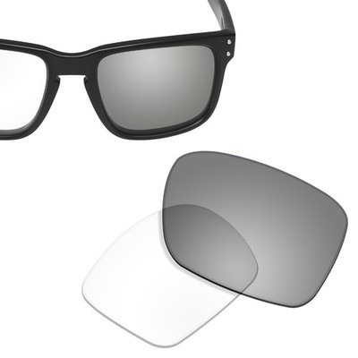 Eclipse Grey Photochromic Replacement Lenses for-Ray-Ban Meta Wayfarer RW4008 53