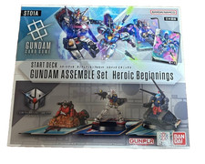 Gundam Card Game Start Deck Assemble Set Heroic Beginnings Unused from Japan