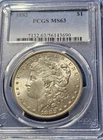 1882 PCGS MS 63 Morgan Silver Dollar. Fresh In New Holder!